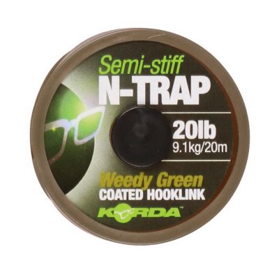 KORDA N-TRAP Semi -Stiff 20m Green - 20lb — 20.0 Green