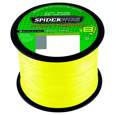 SPIDERWIRE Stealth Smooth 8 Braid 0,11mm 150m HI-Vis Yellow 10,3kg geflochten — 2000 Hi-Vis Yellow 0.07